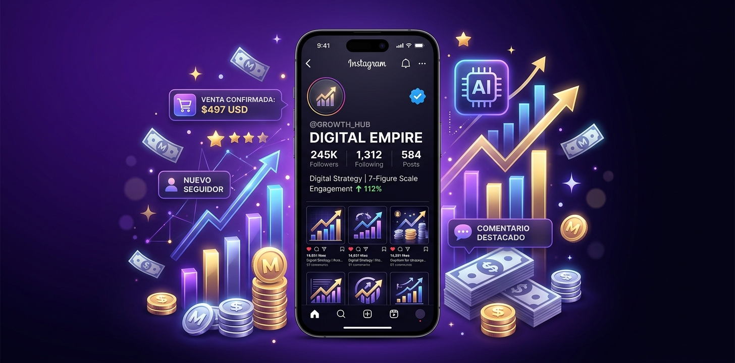 Instagram Sin Rostro — Negocio con IA